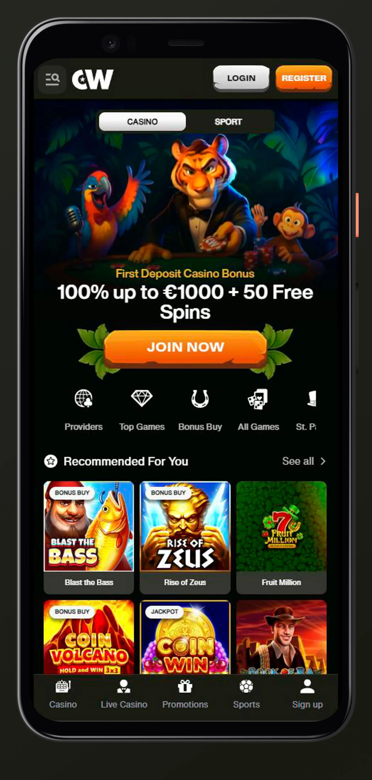 app cashwin casino